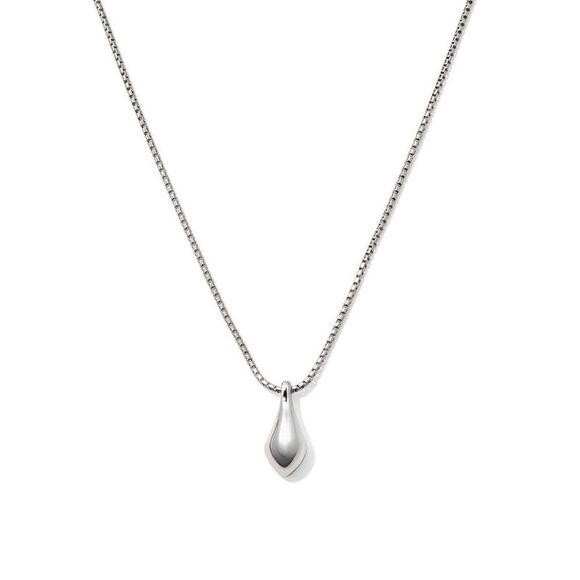 Kendra Scott Jewelry - Kendra Scott Quincy Pendant Necklace Rhodium Over Brass Spring Ring Clasp